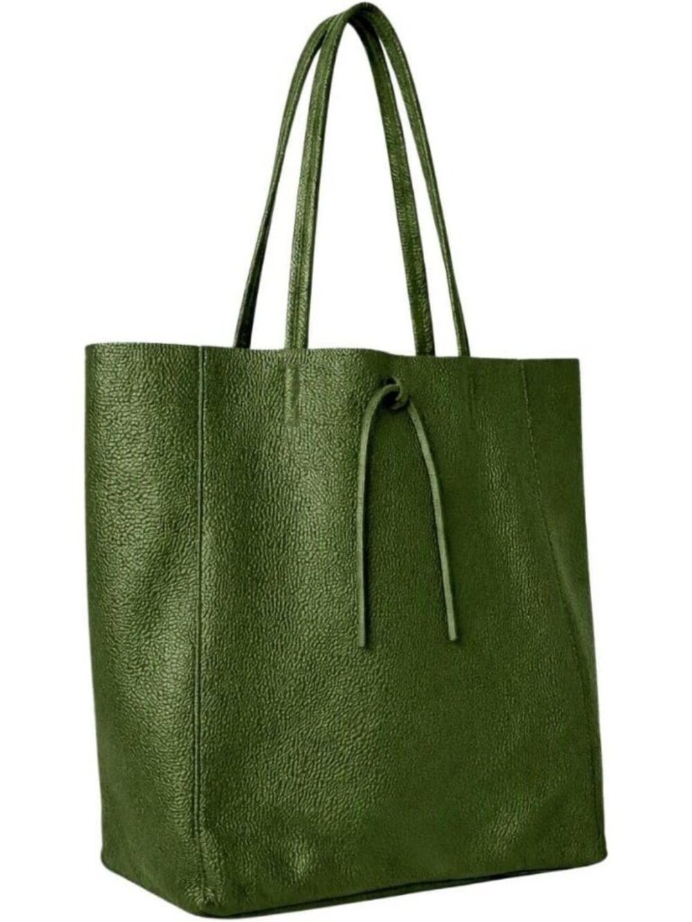 Stylish Italian Leather Tote Bag | Chic Shopper Purse for Everyday Use